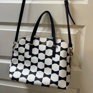 Kate Spade cross body in navy/white